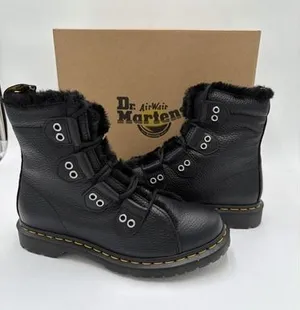Dr. Martens Women's 1460 Ghille Boots Black Size 7 NWB MSRP $ 180 thumbnail 1