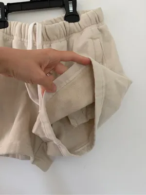 Roots Cream Sweatshorts- Size XS thumbnail 5