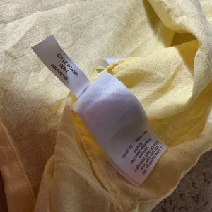J.Crew Linen‎ Blend Sustainable Shirt Womens 14 Yellow Coastal Utility CA600 Top thumbnail 6