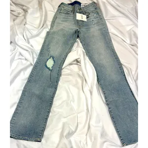 LNDN Landon Denim High Rise Straight Leg Distressed Jeans 36" Waist thumbnail 12