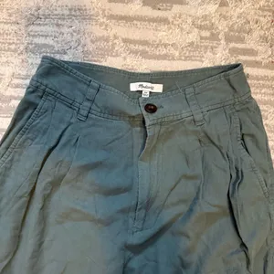 Madewell Olive Wide-Leg Pants thumbnail 8