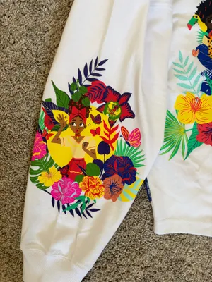 White long sleeve Encanto tee thumbnail 4