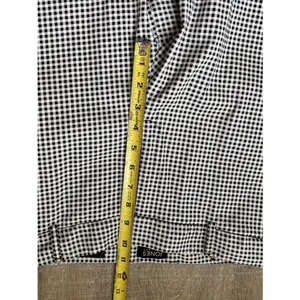 Jones New York Gingham Check Grace Ankle Pants Black White Size 10 Preppy Office thumbnail 10