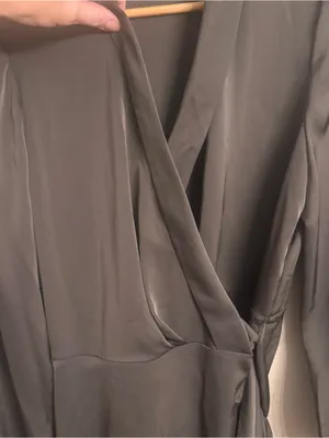 BABATON Hyde Wrap-Front Satin Mini Dress‎ thumbnail 3