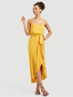 Modern Citizen Mila Layered Tank Dress Marigold Small thumbnail 9