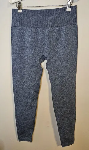 NWOT Balance Athletica Vitality Formation Navy Heather Ankle Leggings High Rise thumbnail 1
