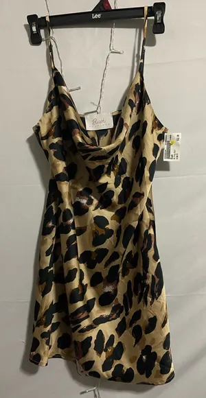 Blush Animal Print Mini Dress thumbnail 1