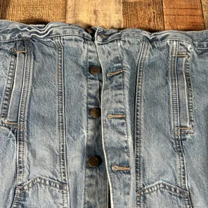 Ann Taylor LOFT Blue 100% Cotton Denim Trucker Jacket Classic Small Jean thumbnail 3