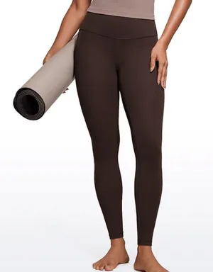 CRZ Yoga Hot Fudge Brown Butter Luxe Leggings 23” thumbnail 7