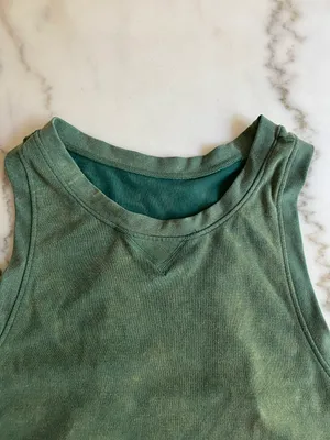 Free People Movement Too Good Tank Racer Back Washed Green thumbnail 8