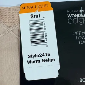 Miraclesuit Tummy Tuck Extra Firm Control High-Waist Bike Shorts 2416 Warm Beige thumbnail 3