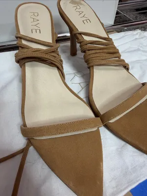 Raye Revolve Julep Heel in Tan NWT. Size 8.5 thumbnail 3