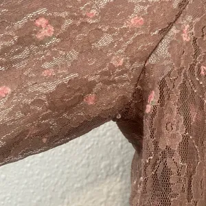 Brown Lace Fairy Top Large Feminine Fairycore Lacey Babydoll Mesh Coquette thumbnail 7