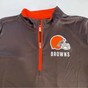 Fanatics Cleveland Browns Womens 1/4 Zip Long Sleeve Pullover Size‎ 2X thumbnail 4