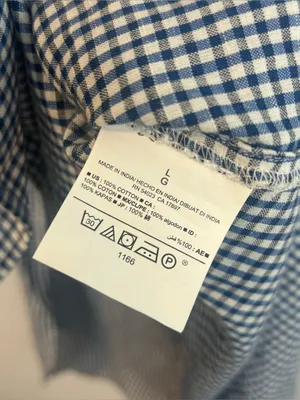 NWT Old Navy Blue/White Plaid Gingham Short Sleeve Tie Waist Shirt Dress Large thumbnail 10