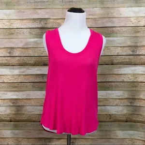 NWT Free People Take the Plunge Fuchsia Tank Top - Fuchsia - Small thumbnail 6