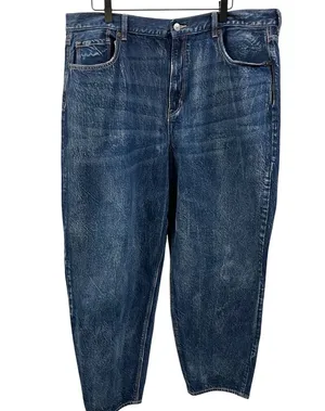 American Eagle Relaxed Mom Jean High Rise 18 Regular Momcore Classic Denim Women thumbnail 1