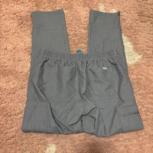 Figs Yola Skinny Scrub Pants Womens Small Nursing Medical Uniform Graphite Gray thumbnail 3