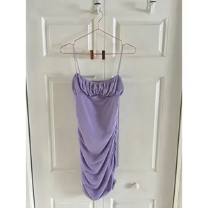 Princess Polly Penney Mini Dress Purple‎ Size 8 Spaghetti Strap Ruched thumbnail 10