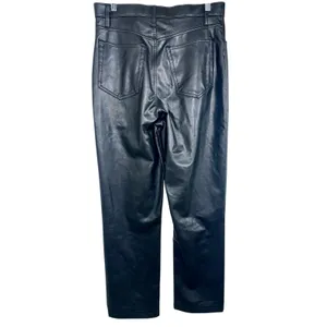 Abercrombie & Fitch Curve Love 90s Straight Ultra High Rise Black Pants Sz 30 10 thumbnail 3