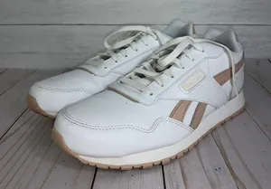 Reebok CL HARMAN RUN S Womens SIZE 10 White/Bare Beige/Pink CN5274 Casual Shoes thumbnail 2