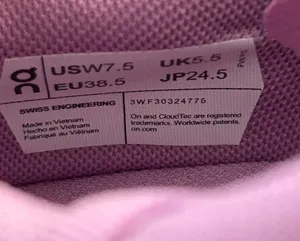 ON CLOUDPULSE Next Sakura Dew athletic training running lace up shoes sz 7.5 new thumbnail 3
