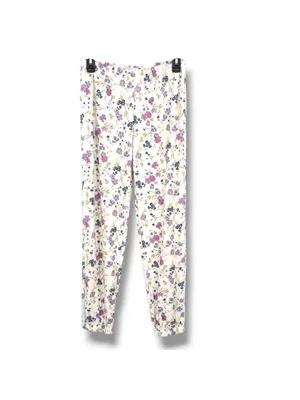 P.J. Salvage Floral Pajama Set Long Sleeve Top Pants with Hearts Size Small thumbnail 5