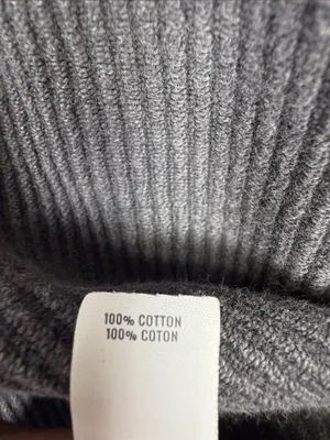 Aerie Waffle Knit Gray Wash Oversize Crop Sweatshirt Hoodie W2347 Sz S thumbnail 5