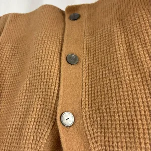Banana Republic Tan Aire Wool Blend Cardigan Small Waffle Knit‎ GUC thumbnail 4
