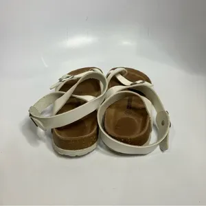 Cushionare white ankle wrap‎ sandals size 9 thumbnail 4