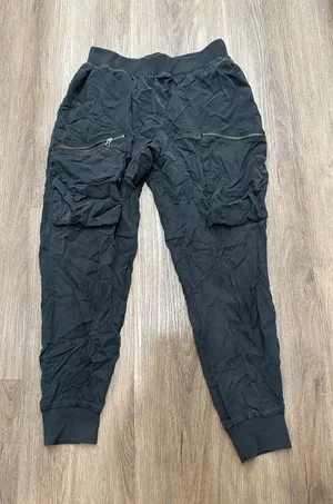 ATM Jogger Pants Womens Medium Cargo Pants‎ Black thumbnail 1