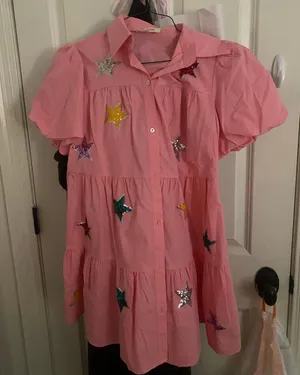Peach Love Sequin Dress thumbnail 1