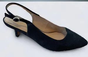 Banana Republic Suede Sling Back Pumps thumbnail 1
