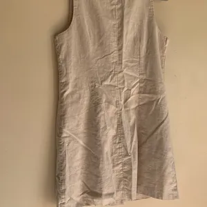 NWOT Abercrombie & Fitch Linen Cotton Dress Casual Cream Beige Women Size M thumbnail 5