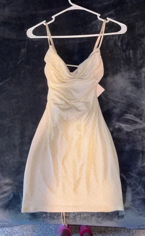 City Studio White Embellished Strappy Back thumbnail 1