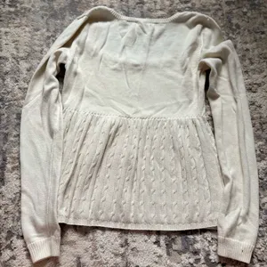 M Hollister babydoll cream sweater thumbnail 7