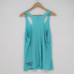 Next Level Apparel California Graphic Racerback Tank Top Turquoise Blue XL thumbnail 5