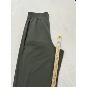 Lululemon Women's Green Stretch Woven Wide Leg High Rise Pants Size Medium thumbnail 13