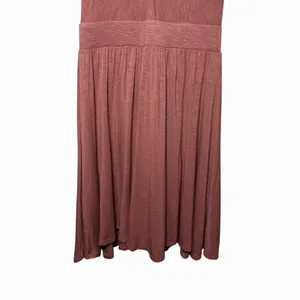 Anthropologie Dolan Knotted Taya Dress M Mauve Pink Twist Front Fit Flare‎ Chic thumbnail 6