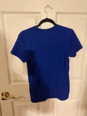 Rogue Women's Iron Game Tee in Blue with Black Logo thumbnail 3