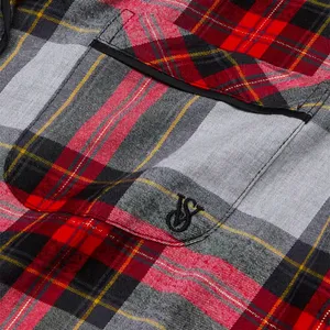 VICTORIA'S SECRET‎ Red Plaid xmas Flannel Long Pajama Set inseam short thumbnail 3