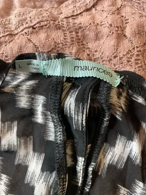 Maurices Black and White Brushstroke Tank thumbnail 8