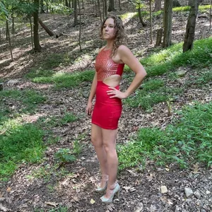 Naven x Revolve‎ Sparkle Cut Out Mini Dress Red S thumbnail 2