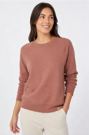 Tentree Dusty Rose Organic Cotton Crewneck Sweatshirt Size Small thumbnail 1