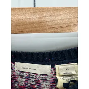 Anthropologie Sleeping on Snow Midland Nordic Fair Isle‎ Poncho Sweater M/L BL35 thumbnail 6