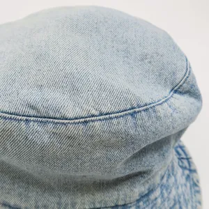 Vintage 90s Faded Glory Light Wash Denim Bucket Hat thumbnail 5
