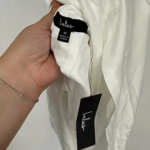 Lulus White Mock Neck Sleeveless Mini‎ Dress Party Cocktail NWT Medium thumbnail 10