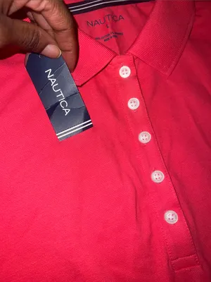 NWT Nautica Pink short-sleeve polo dress Size Large thumbnail 7