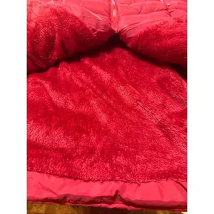 Red Marine Long Red Puffer Jacket Sz XL NWT thumbnail 5