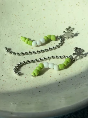 Handmade cute Kawaii y2k grunge funky dangle earrings🌼 thumbnail 5